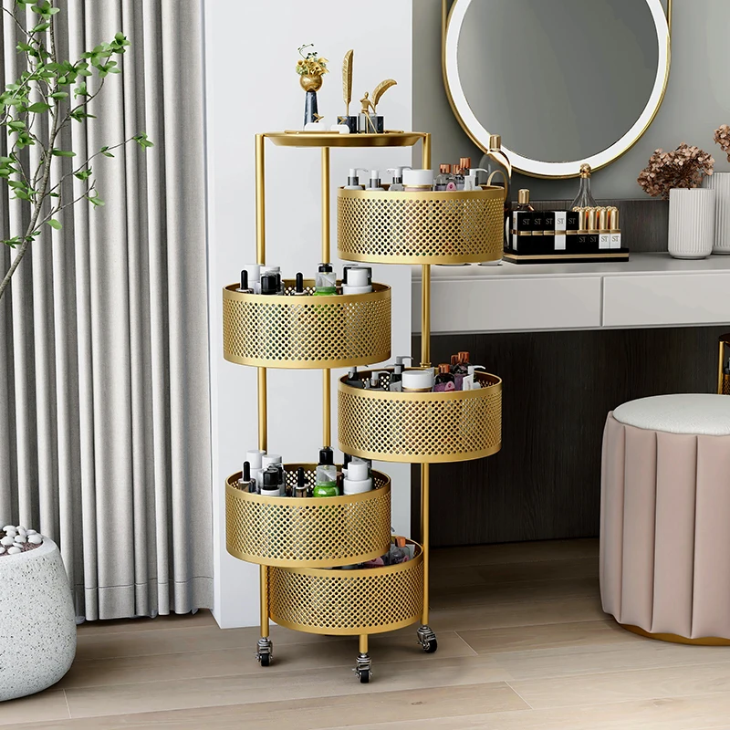 Luxury Skincare Products - ที่จัดระเบียบผลิตภัณฑ์ดูแลผิวแบบหลายชั้นสุดหรูสำหรับโต๊ะเครื่องแป้ง น้ำหนักเบา ดีไซน์สวยงาม สำหรับจัดเก็บอุปกรณ์ความงาม