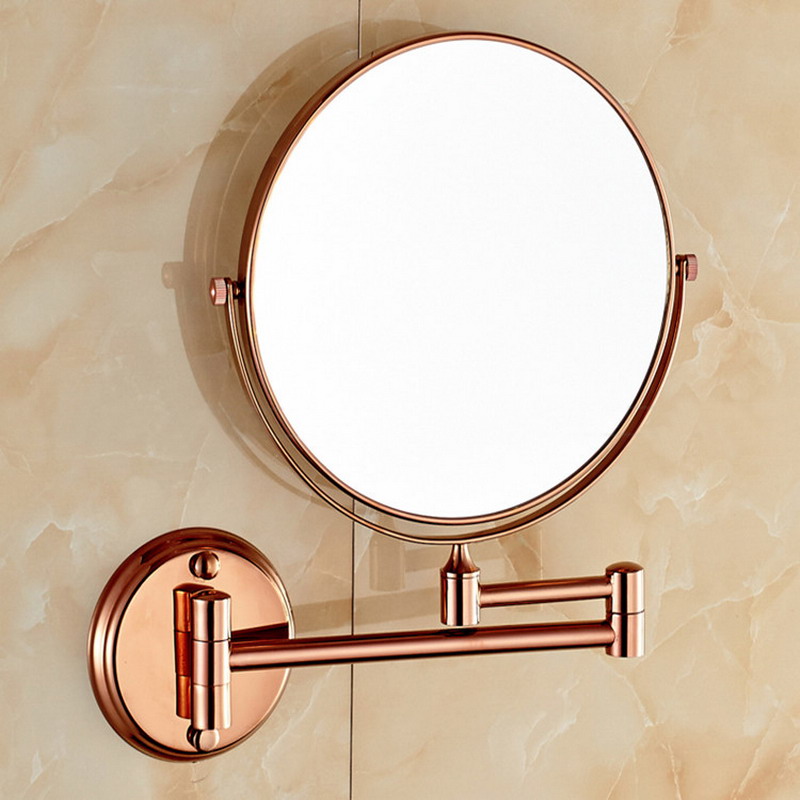 Luxury Skincare Products - Luxury Rose Goldขยาย 8 นิ้ว 3Xแว่นขยายกระจกห้องน้ำ
