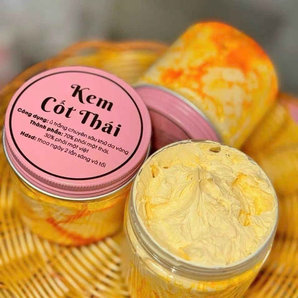 Luxury Skincare Sets - Saussurea Costus ครีมบํารุงผิวสมุนไพรไทย 200g - สูตรละอองคํา