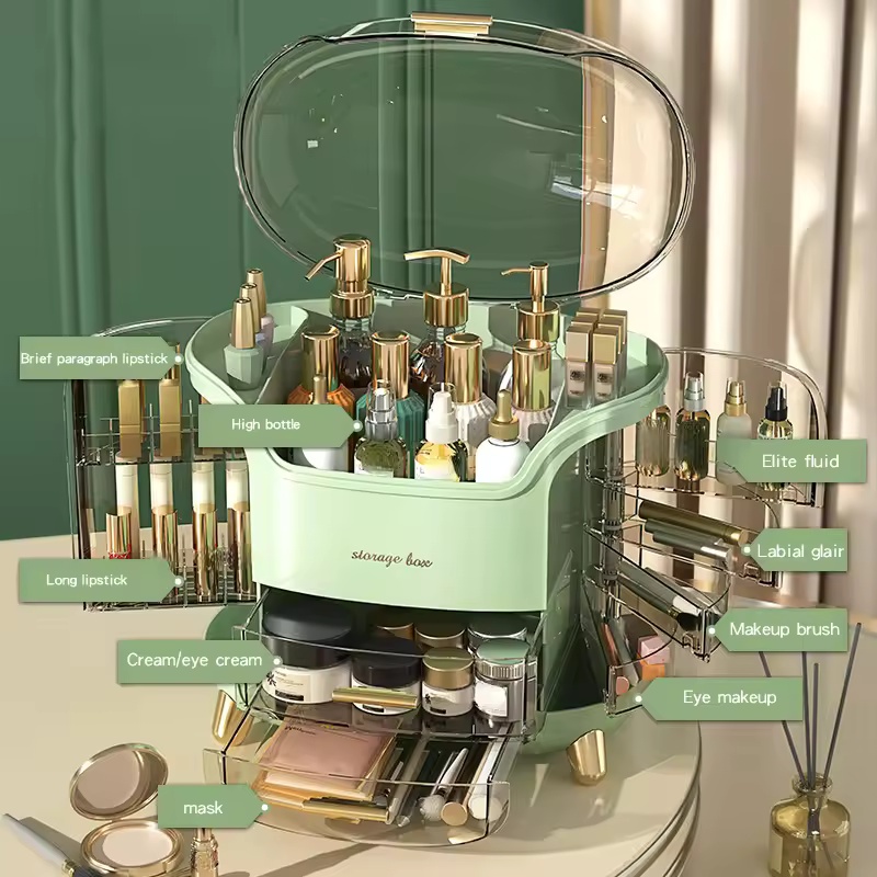 กล่องเก็บเครื่องสำอางแบบตั้งโต - Luxury Skincare Containers บทวิจารณ์และราคา