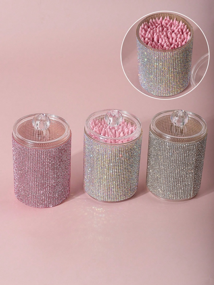 กล่องเก็บสำลีแบบหรูหรา 3 สี ปร - Luxury Skincare Containers บทวิจารณ์และราคา