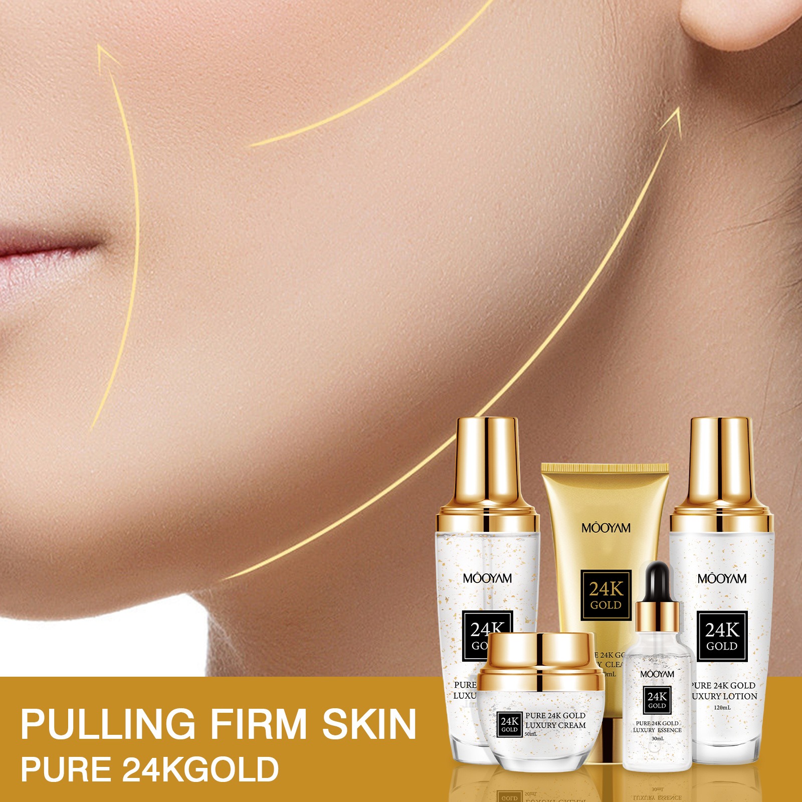 ชุดบำรุงผิวหน้า 24K โกลด์ ลักช - Luxury Skincare Sets บทวิจารณ์และราคา